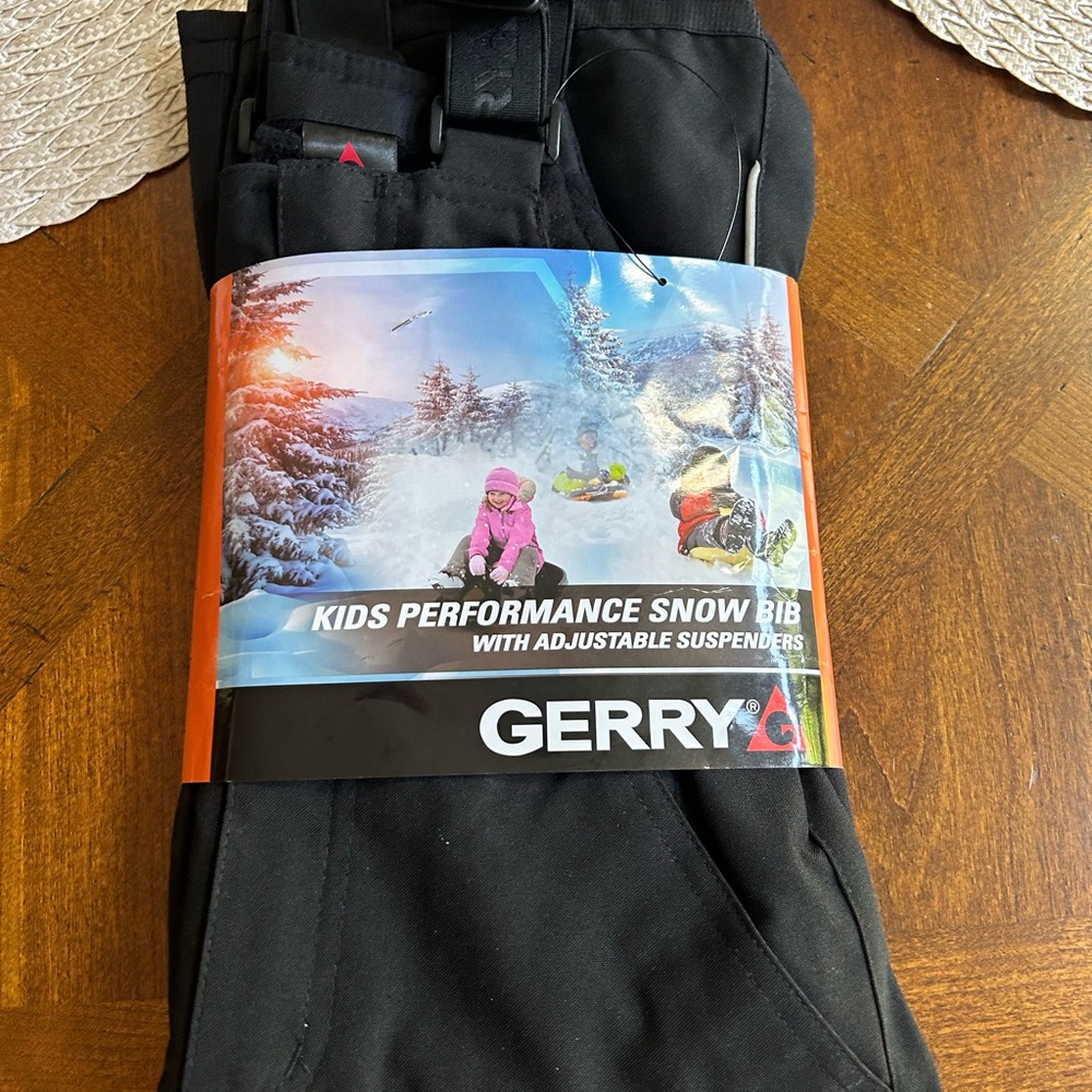 Gerry Kids Performance Snow Bib with adjustable suspenders -size 2T - snow pants